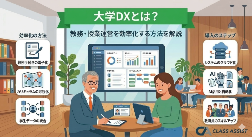 大学DXについてのアイキャッチ画像